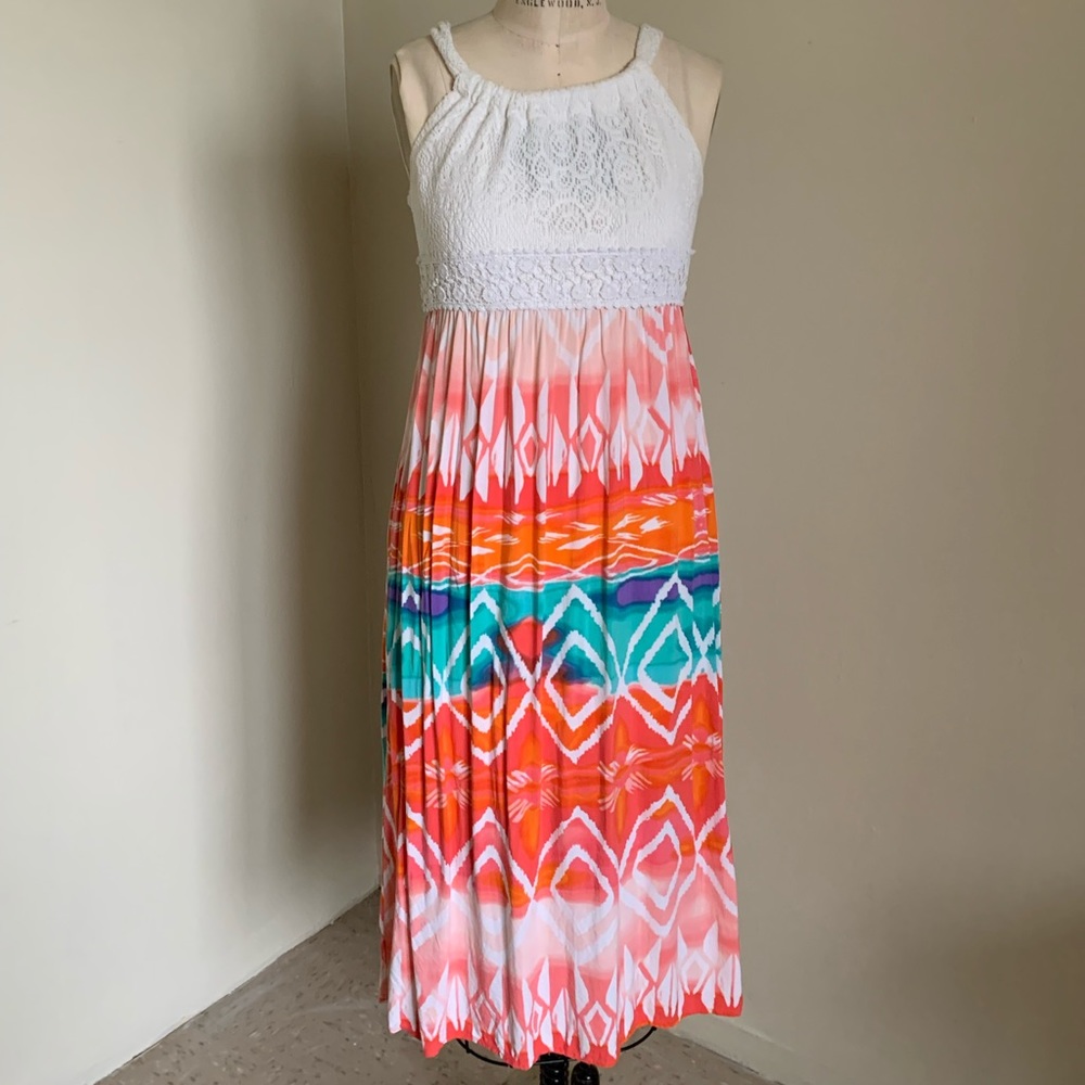 SEQUIN HEARTS MAXI DRESS